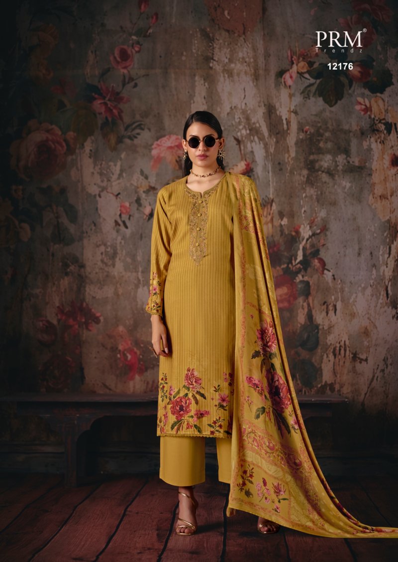 Nora By Prm Viscose Pashmina Dress Materials